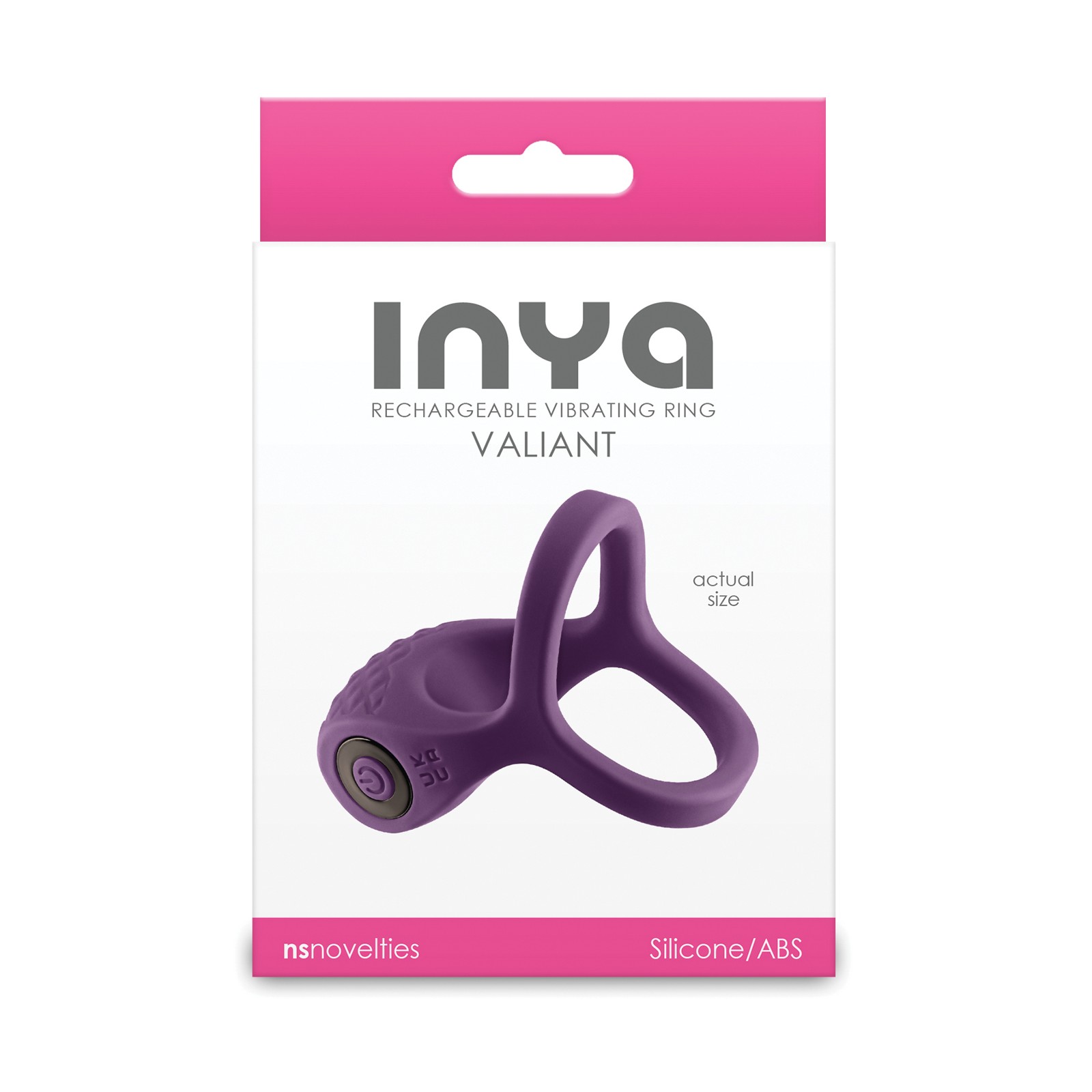 INYA Valiant Cock and Ball Vibrator in Berry