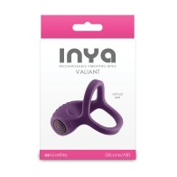 INYA Valiant Cock and Ball Vibrator in Berry