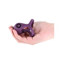 INYA Valiant Cock and Ball Vibrator in Berry