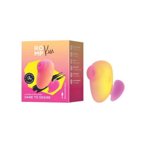 ROMP Kiss Air Pulse Clitoral Stimulator - Pink