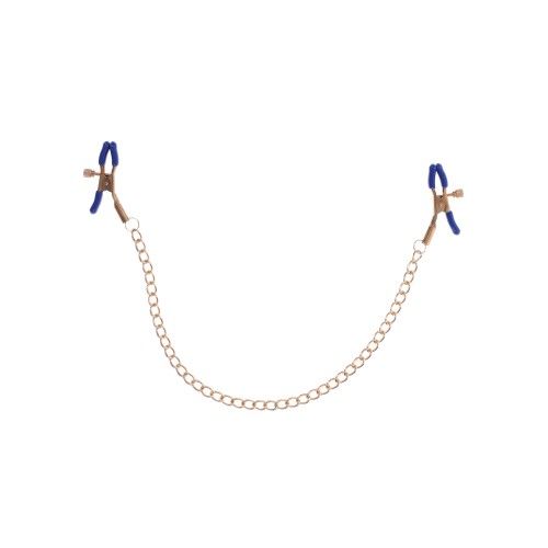 Chic Gold Chained Nipple Clamps