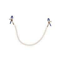 Chic Gold Chained Nipple Clamps