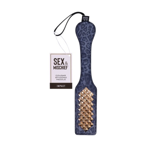 Cougar Studded Paddle for Stylish Play