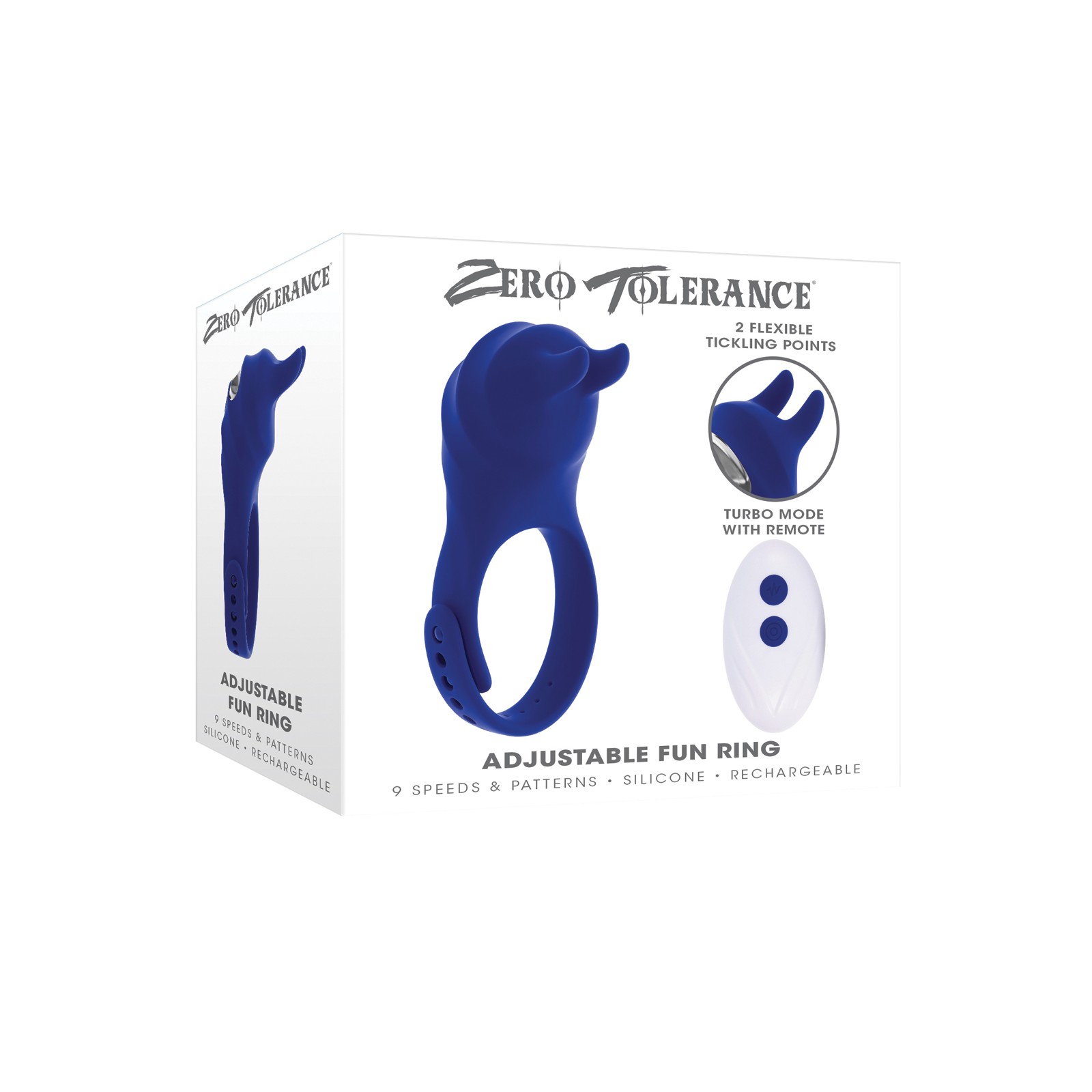 Anillo Ajustable Zero Tolerance - Azul