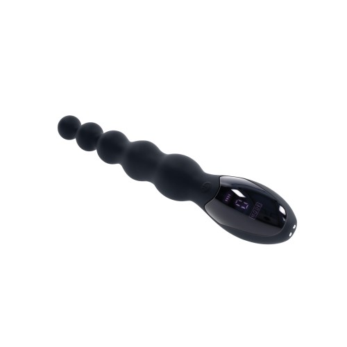 Vibrador Anal Beadado Backdoor Baton - Negro