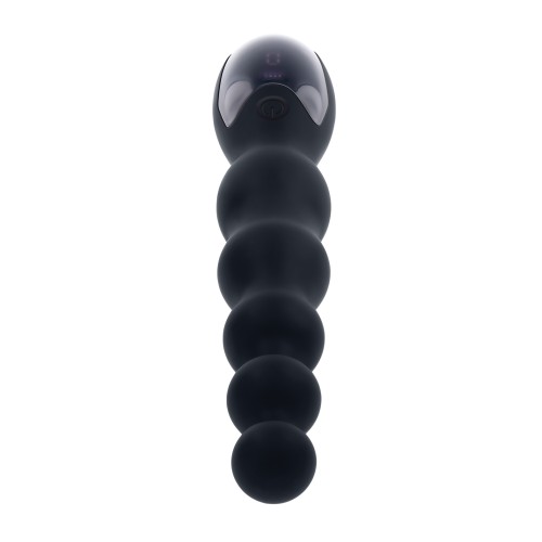 Vibrador Anal Beadado Backdoor Baton - Negro