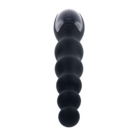 Vibrador Anal Beadado Backdoor Baton - Negro