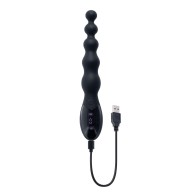 Vibrador Anal Beadado Backdoor Baton - Negro