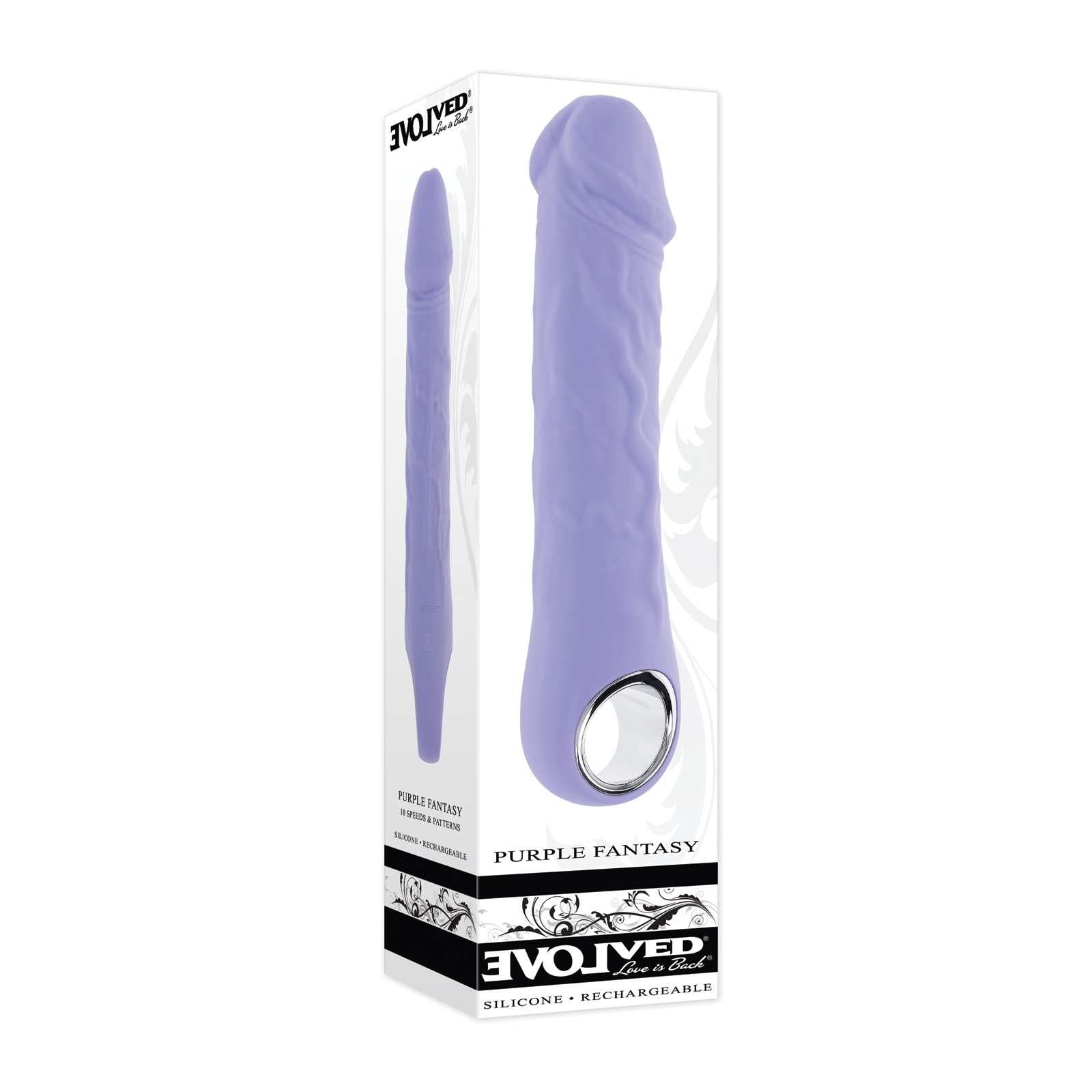 Evolved Purple Fantasy Realistic Vibrator