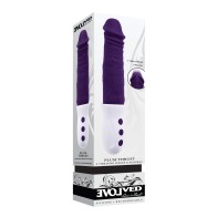 Evolved Plum Thrust Vibrator - Realistic Pleasure