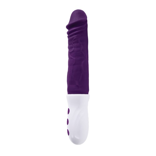 Evolved Plum Thrust Vibrator - Realistic Pleasure