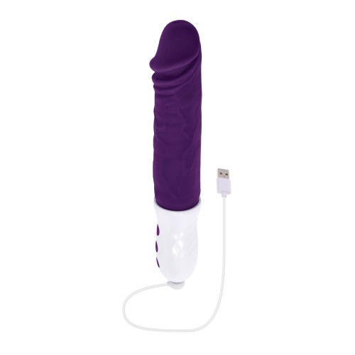 Evolved Plum Thrust Vibrator - Realistic Pleasure