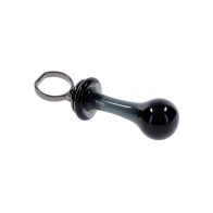 Gender X Blow Pop Glass Anal Plug Black