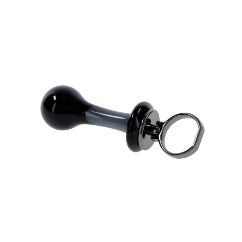 Gender X Blow Pop Glass Anal Plug Black