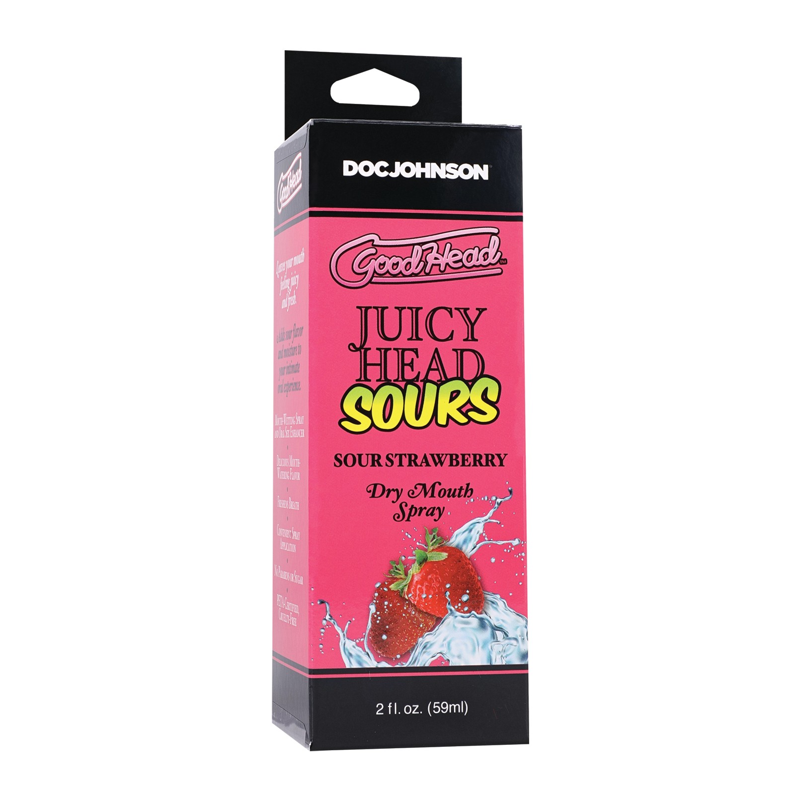 GoodHead Juicy Head Dry Mouth Spray Sour Strawberry