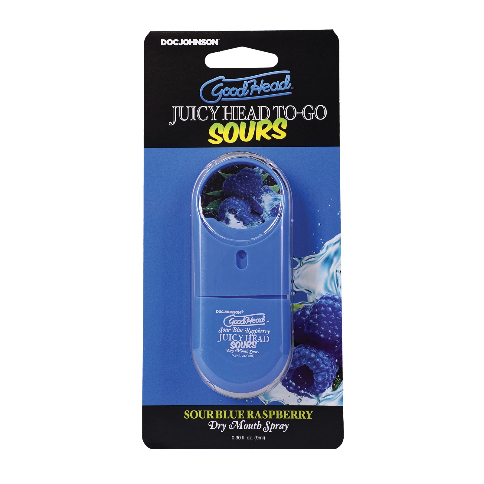 GoodHead Juicy Head Dry Mouth Spray Sour Blue Raspberry