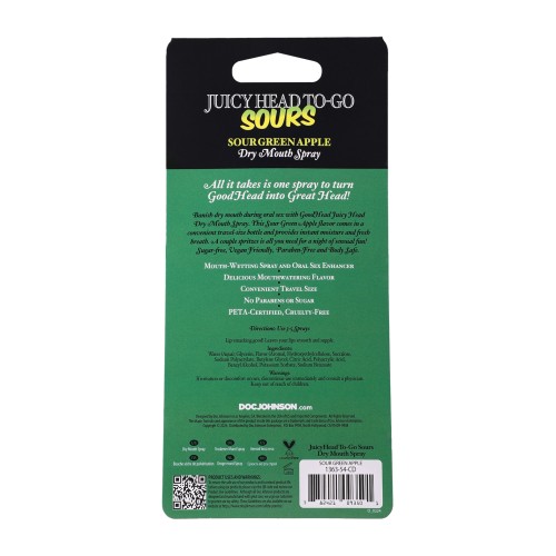 GoodHead Juicy Dry Mouth Spray Sour Green Apple