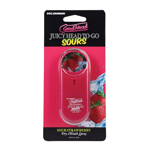 GoodHead Sour Strawberry Dry Mouth Spray - To-Go