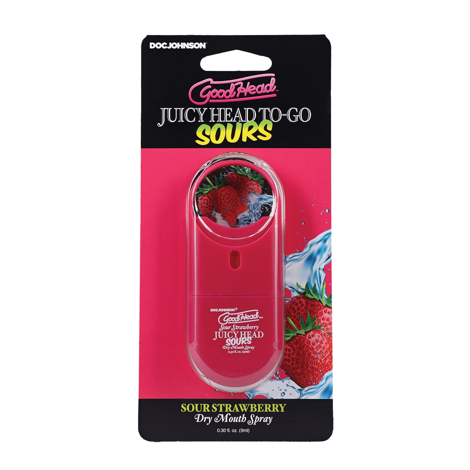 GoodHead Sour Strawberry Dry Mouth Spray - To-Go