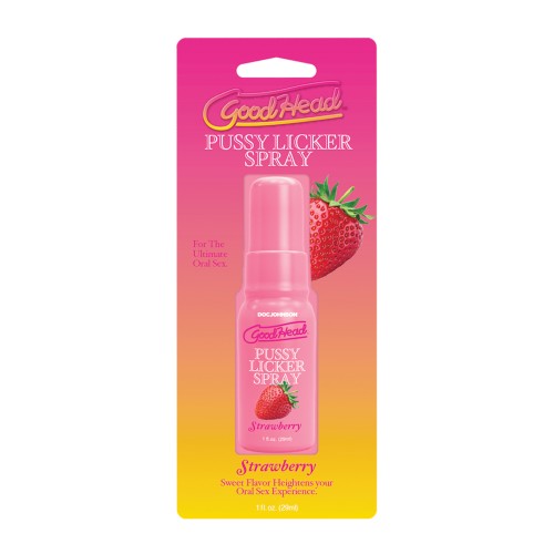 GoodHead Pussy Licker Spray Strawberry 1 oz