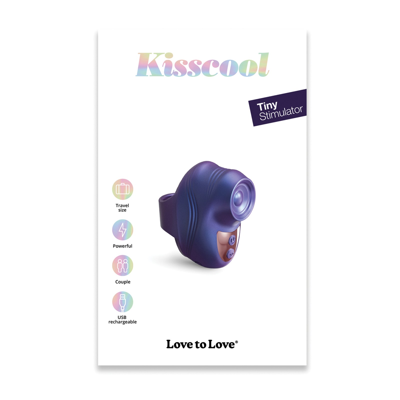 Love to Love Kisscool Tapping Finger Vibe - Midnight Indigo