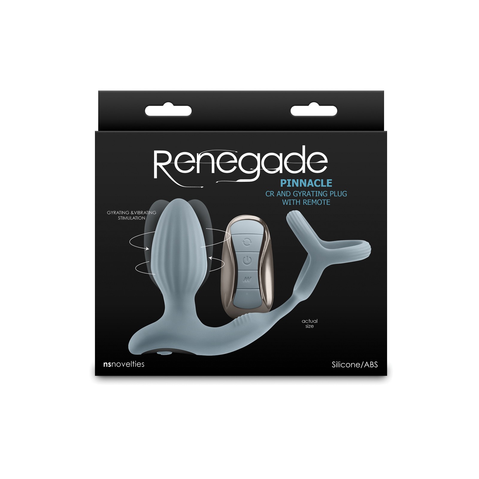 Renegade Pinnacle Cock Ring and Gyrating Prostate Massager