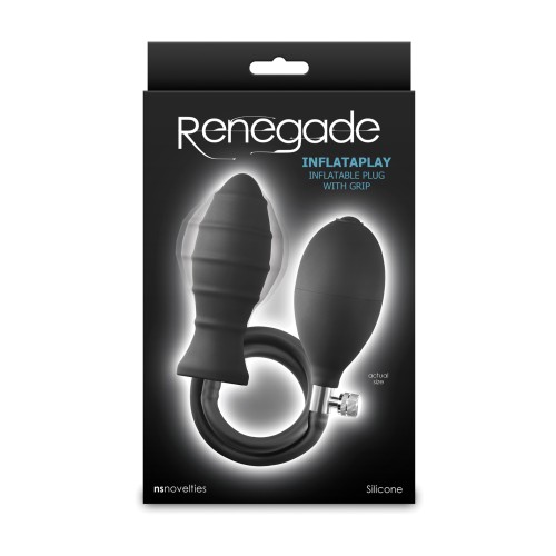 Plug Anal Inflatable Renegade - Negro