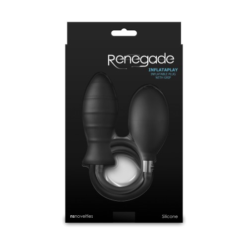 Renegade Inflataplay Inflatable Anal Plug - Black