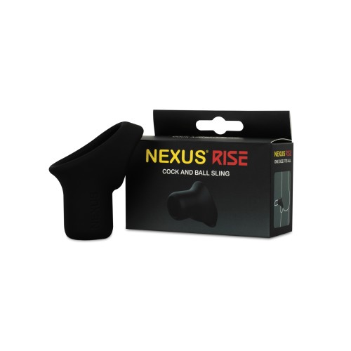 Sling de Pene y Testículos Nexus Rise de Silicona Líquida