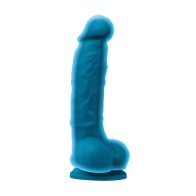 Colours Dual Density 5-Inch Dildo - Blue Fantasy