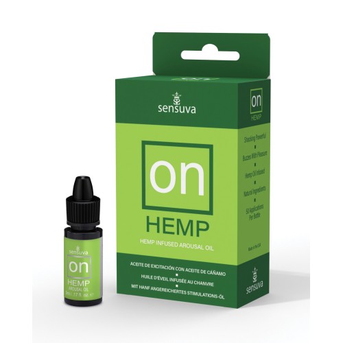 Aceite de Arousal ON Hemp para un Placer Mejorado