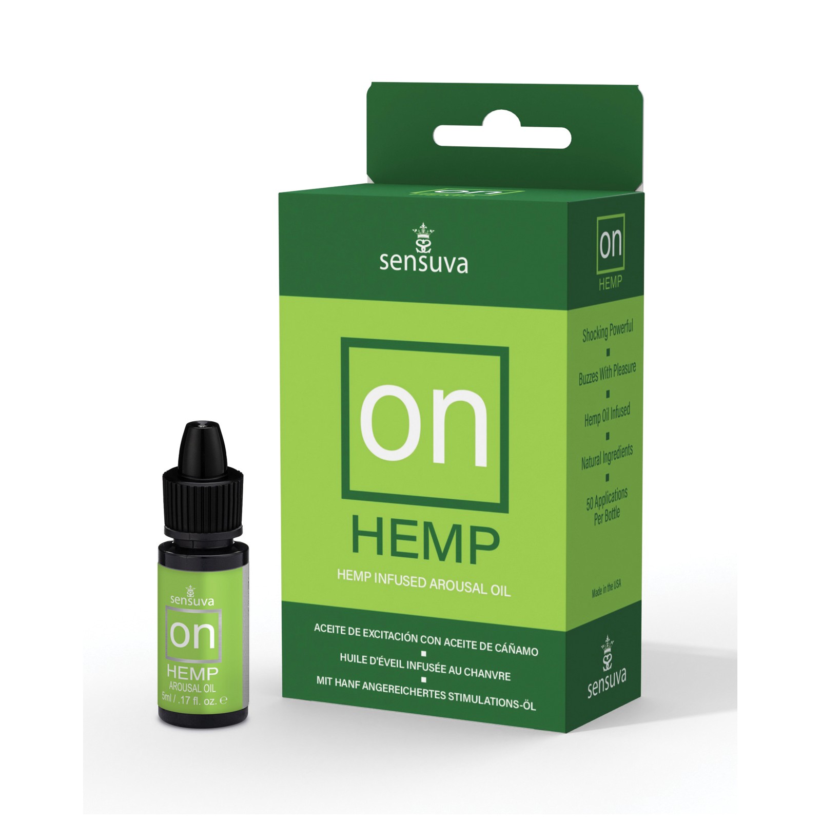 Aceite de Arousal ON Hemp para un Placer Mejorado