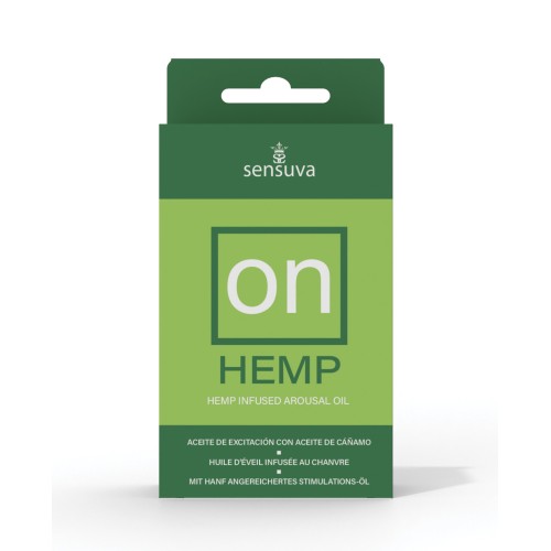 Aceite de Arousal ON Hemp para un Placer Mejorado