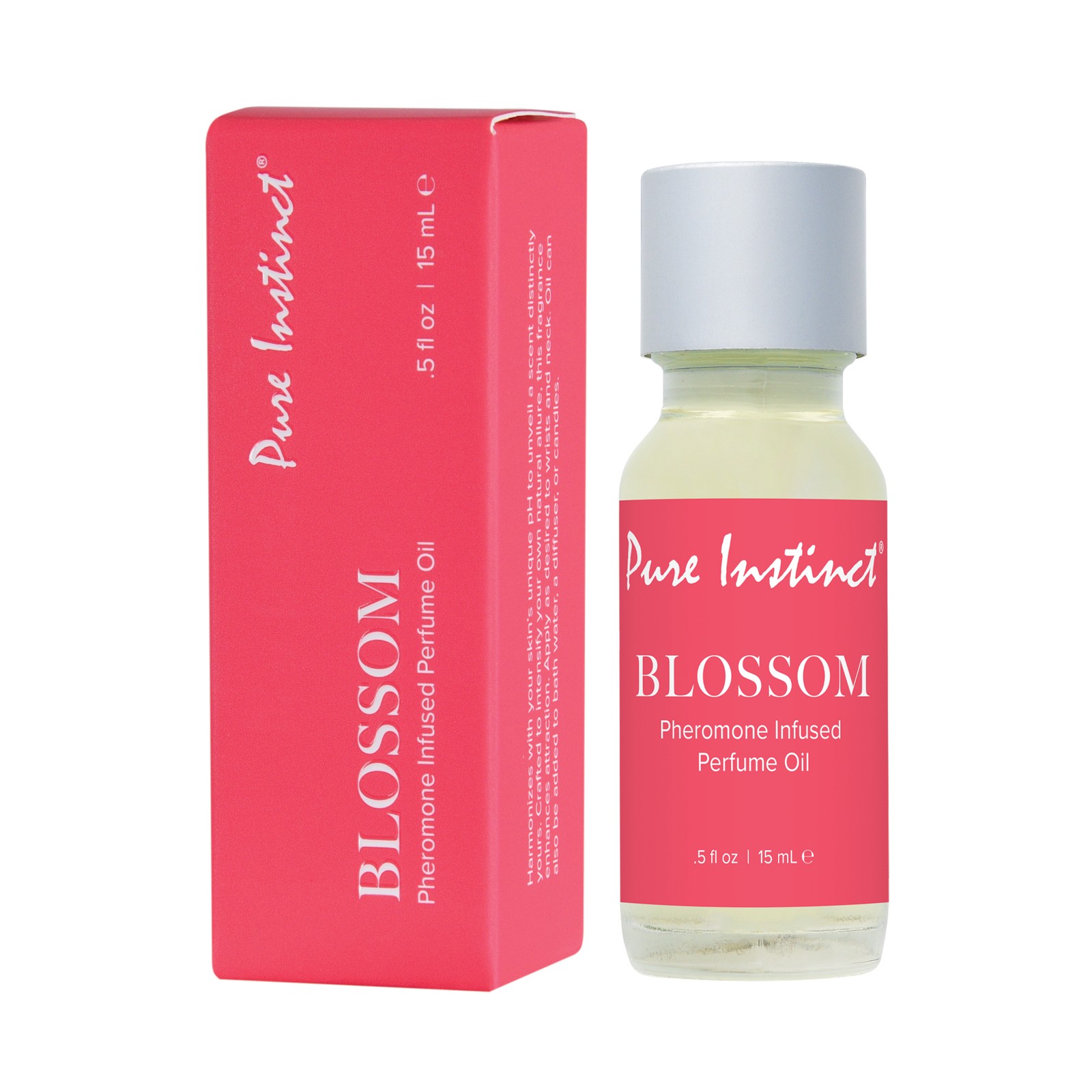 Aceite de Perfume de Feromonas Pure Instinct Blossom 15 ml Vidrio con Cuentagotas