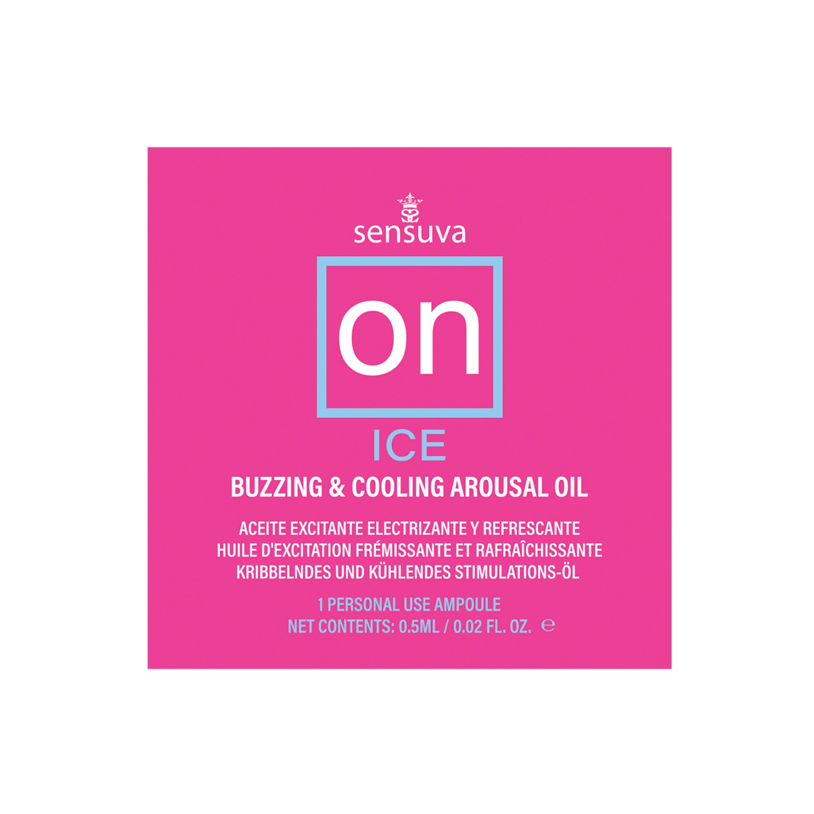 Aceite Arousal ON Ice Ampolla de Un Solo Uso para Mujeres