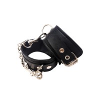 Rouge Fetish Play Vegan Leather Wrist Cuffs