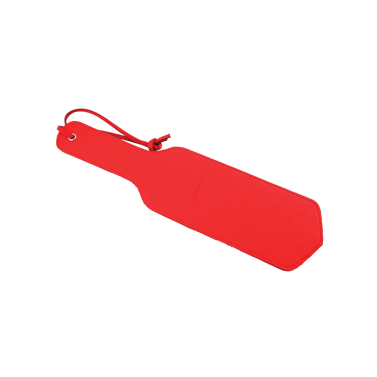 Rouge Fetish Play Vegan Leather Paddle - Red