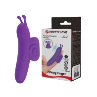 Pretty Love Snail Honey Finger Vibe para Estimulación Precisa