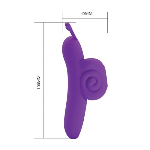 Pretty Love Snail Honey Finger Vibe para Estimulación Precisa