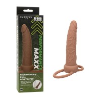 Performance Maxx Rechargeable Dual Penetrator Brown