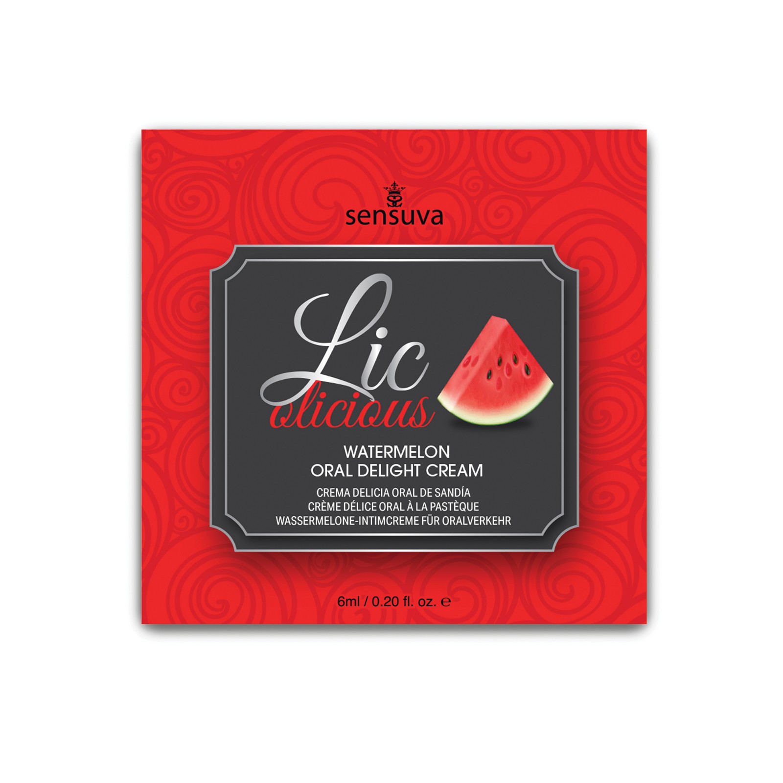 Crema Delicia Oral Lic O Licious Sabor Sandía