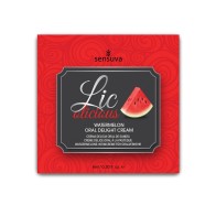 Crema Delicia Oral Lic O Licious Sabor Sandía