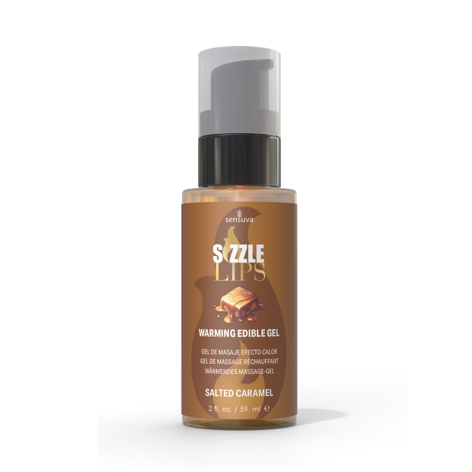 Sizzle Lips Warming Gel - 2 oz Salted Caramel