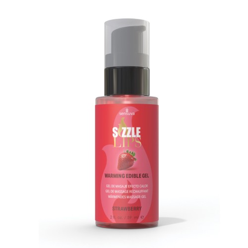 Sizzle Lips Strawberry Warming Gel