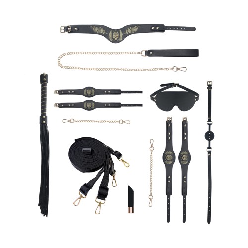 Kit de Bondage London Collection Ouch! Negro