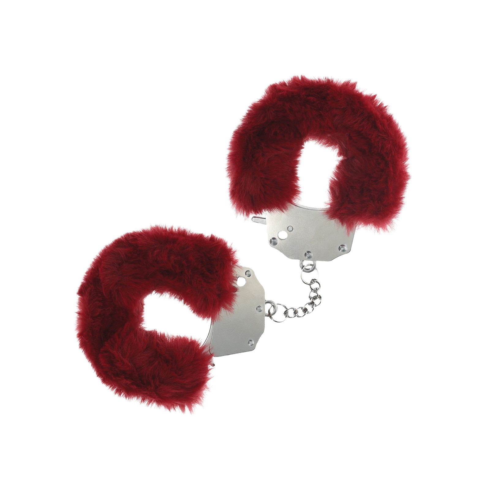 Shots Ouch Heavy-duty Fluffy Handcuffs Burgundy