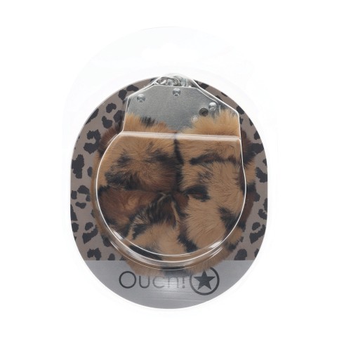 Shots Ouch Heavy-duty Fluffy Handcuffs Leopard