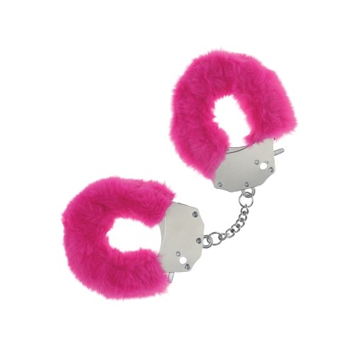 Shots Ouch Heavy-duty Fluffy Handcuffs Pink