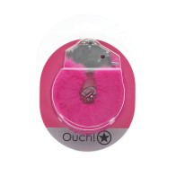 Shots Ouch Heavy-duty Fluffy Handcuffs Pink