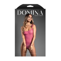 Domina One-Shoulder Sheer Mesh Teddy L/XL